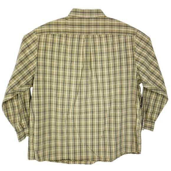 Roundtree & Yorke Cotton Long Sleeve Button Shirt Mens 3XT - Picture 3 of 4